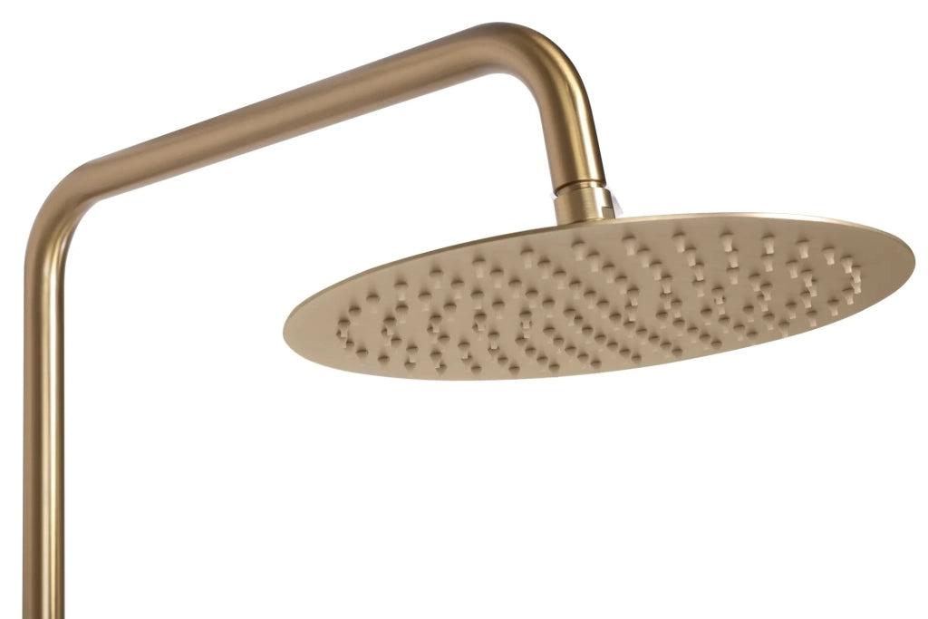 Set Doccia Con Termostato Rea Lungo Gold Brush