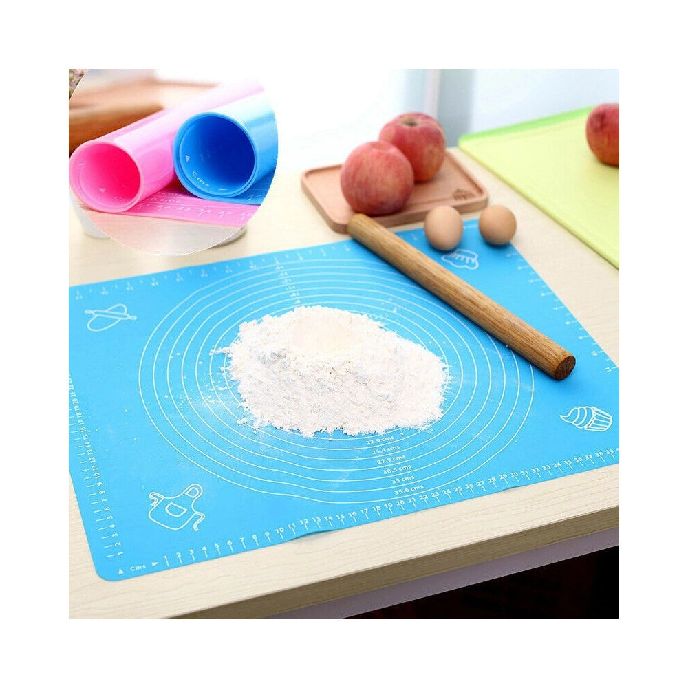Trade Shop - Tappetino In Silicone Da Forno Per Impasto Pizza E Dolci Cottura Antiaderente -