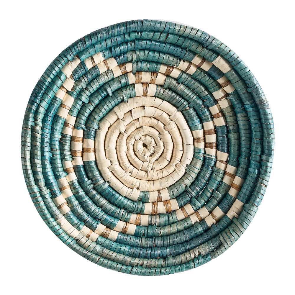 Set di 6 decorazioni in alghe naturali con decorazioni da parete in stile africano