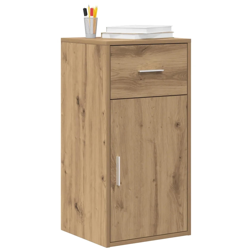 Credenza con Cassetto-Buffet-Armadio da cucina Rovere artigianale 38 x 34 x 75 cm