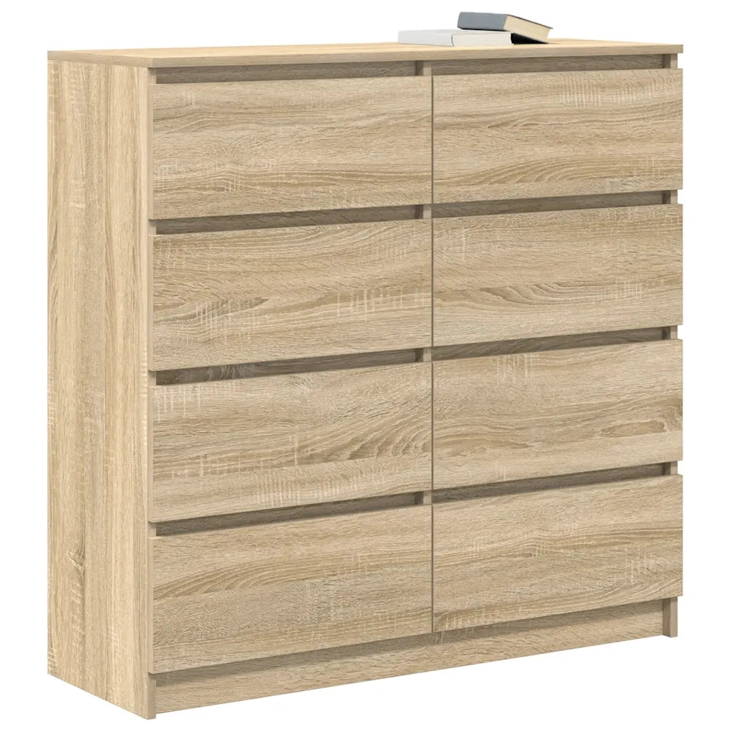 Credenza Rovere Sonoma 100x35x99 cm in Legno Multistrato