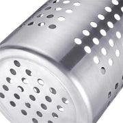 Maniglie in acciaio inossidabile argentato dimensioni ø7 cm x 10 cm