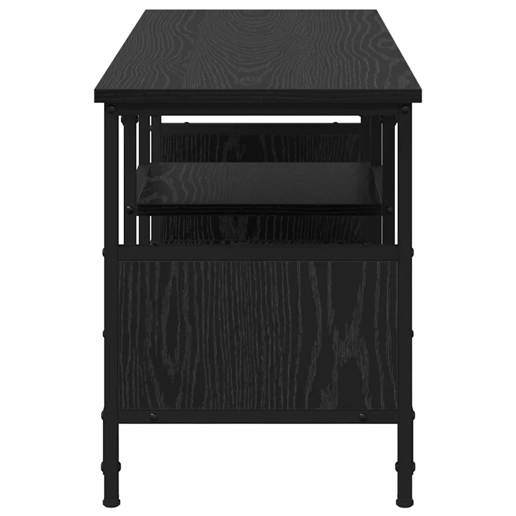 Mobile TV-Credenza per TV-Console TV Rovere Nero 100 x 35 x 45 cm