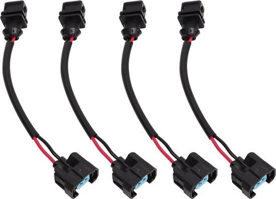 Connettori per iniettori di carburante - 4 pezzi - Convertitore OBD1 in OBD2 per Honda Civic e Prelude.