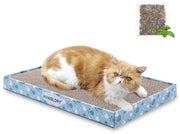 Pannello per gatti con pannelli di gatto in scatola, pannello per gatti girato, pannelli di gatto per gatti di casa, pannello per gatti in cartone, inclusi semi di pianta per gatti, 1 confezione, larghezza extra