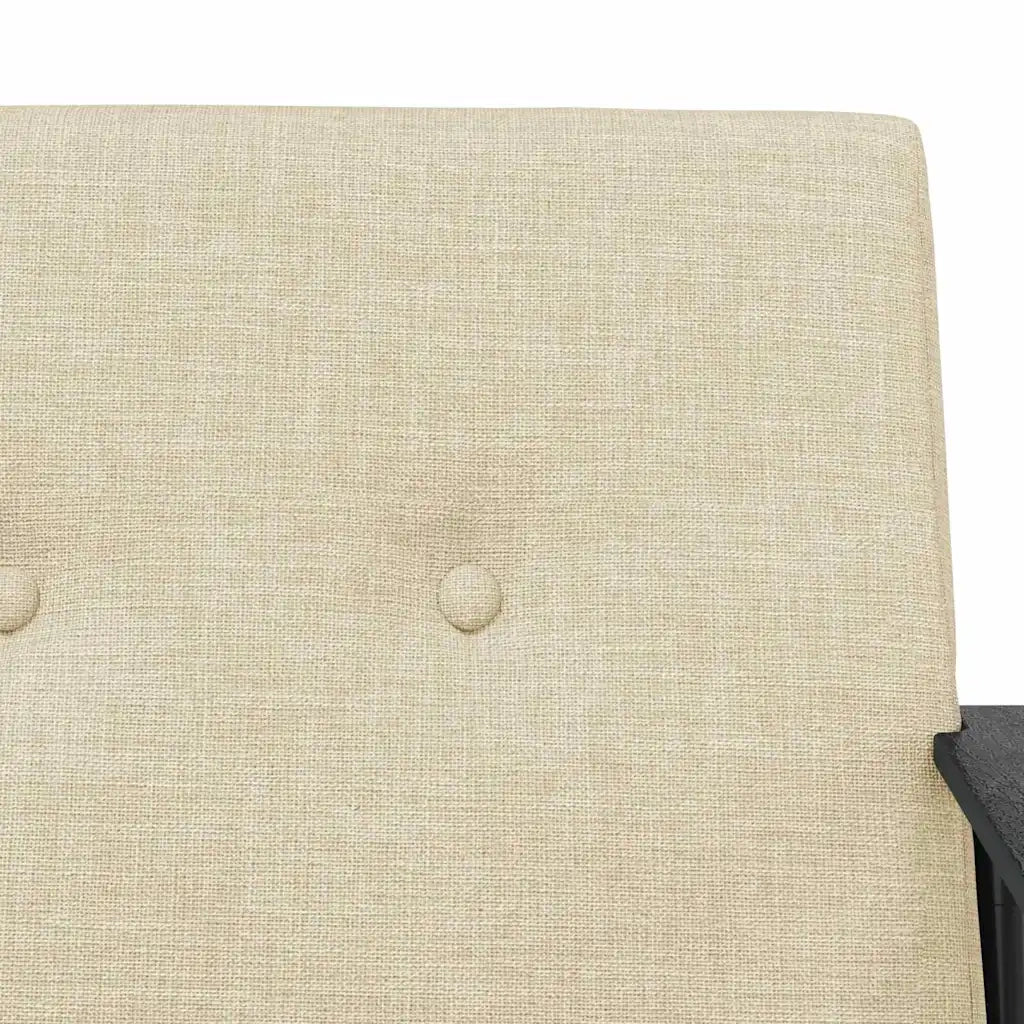 Poltrona-Poltroncina-Divano Sedia Crema Tessuto 374508