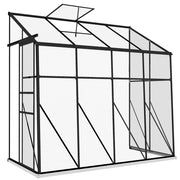 Serra da giardino in policarbonato ¨C zephmum ¨C nero 127x253x240 cm