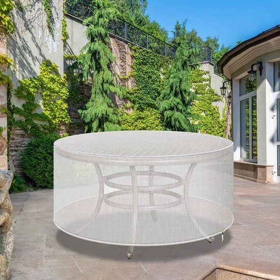 Hoeze per tutore per tavolo e sedie da giardino, tazze per tavolo da giardino e sedie da giardino, set di 4 pezzi, dimensioni 102 x 71 cm, trasparente, impermeabile