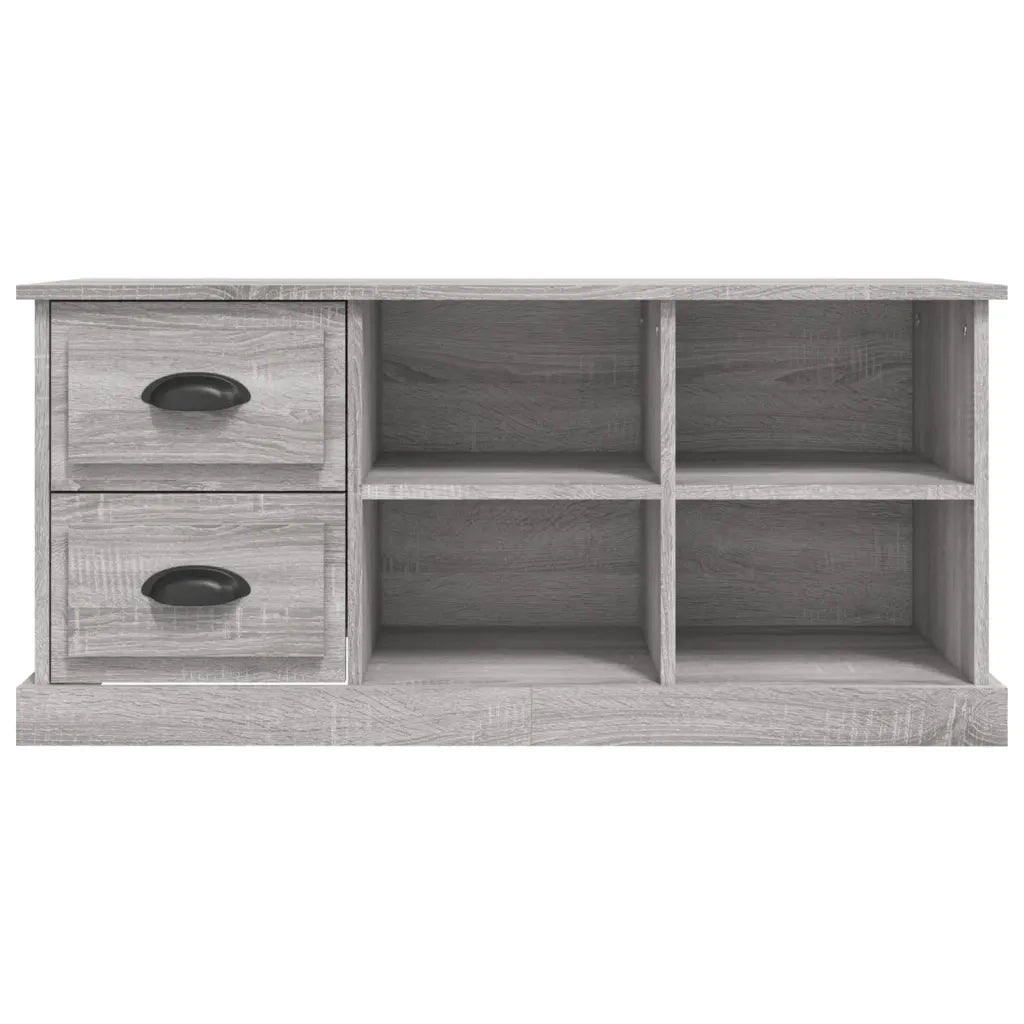 Mobile Porta TV-Mobile per TV-Credenza TV Grigio Sonoma 102x35,5x47,5cm Legno Multistrato