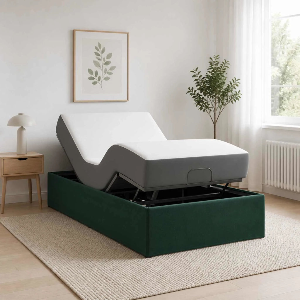 Telaio Letto Elettrico Regolabile Verde Foresta 42037268