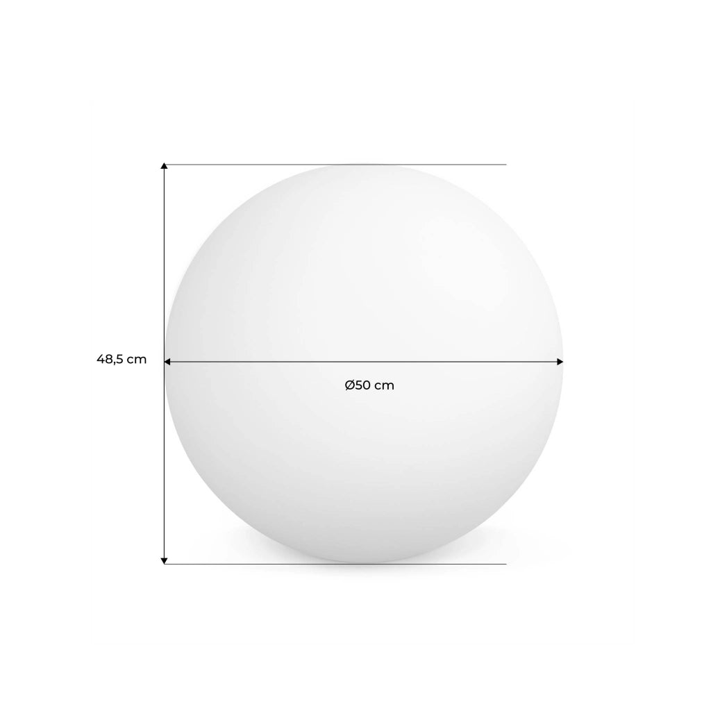 Palla luminosa a led senza fili, per interni/esterni, 16 colori,