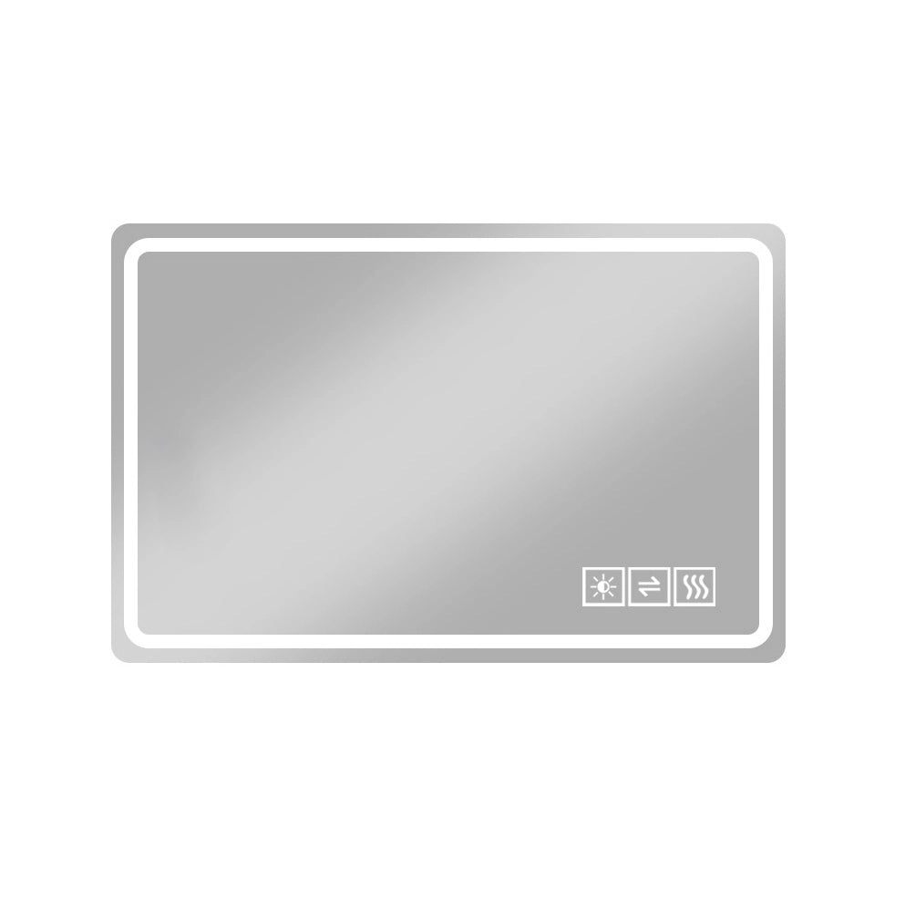 Specchio bagno LED 60x100 cm antiappannamento dimmerabile