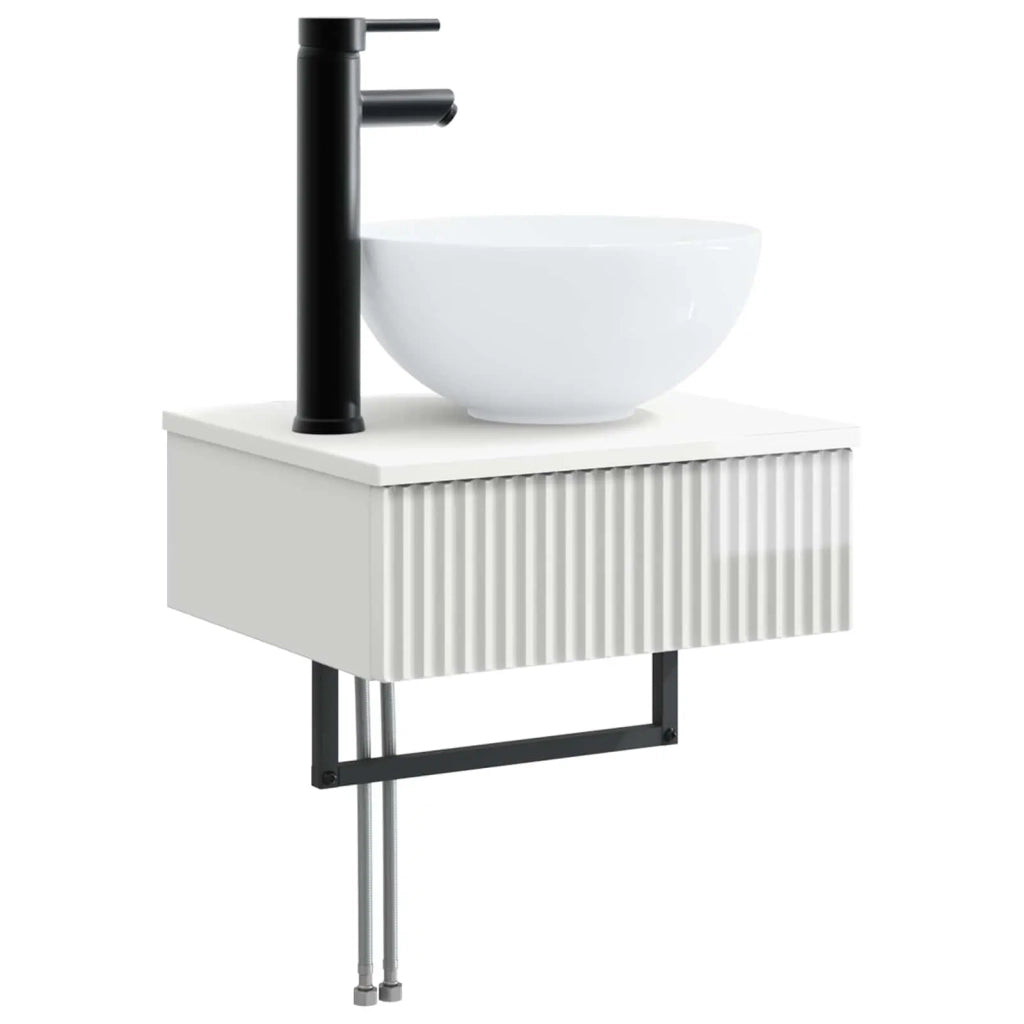 Lavabo da Parete Bianco Lucido 40 x 35 x 39 cm CFW6910856