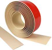 Profilo di transizione autoadesivo, 1,5m x 5cm strisce di transizione per pavimento, copertura del pavimento, piattina in PVC, striscia di transizione autoadesiva in vinile, adatta per copertura del pavimento, nervatura a scaglia in esdoorne.