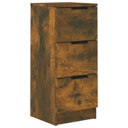 Credenza | Madia | Buffet da pranzo | Armadio da pranzo Rovere Fumo 30x30x70 cm in Legno Multistrato