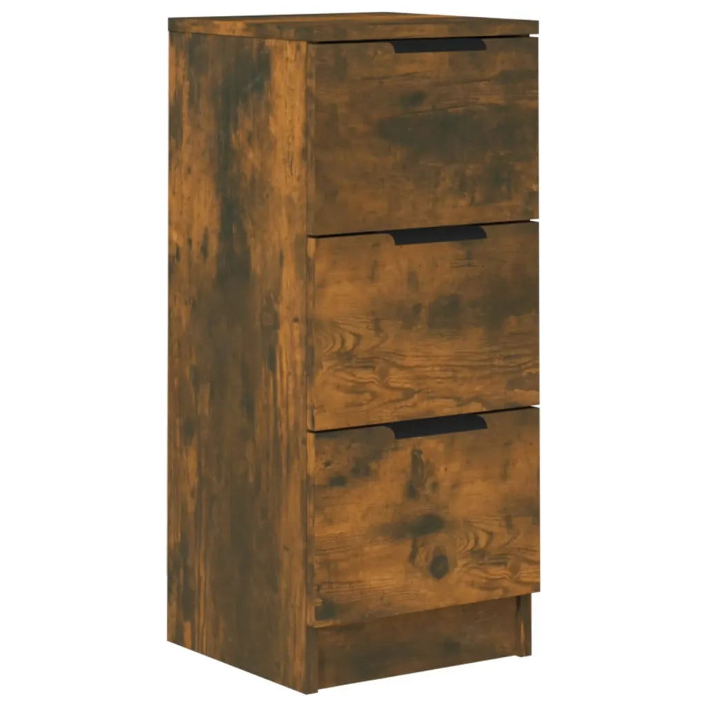 Credenza | Madia | Buffet da pranzo | Armadio da pranzo Rovere Fumo 30x30x70 cm in Legno Multistrato