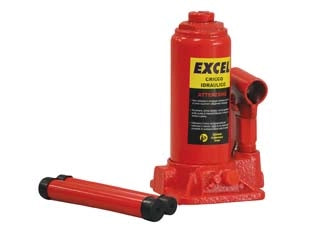 CRICCO IDRAULICO A BOTTIGLIA  Kg.10.000  mm.200/405h.  peso Kg.6,2    EXCEL