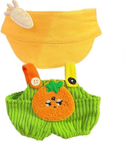 Abbigliamento per Omini di Cuscino, Adatto per Omini di Cuscino da 17 cm - Magliette, Overol e Accessori per Bambini, Ideali per DIY Regali per Ragazzi e Ragazze (Verde, 17 cm)