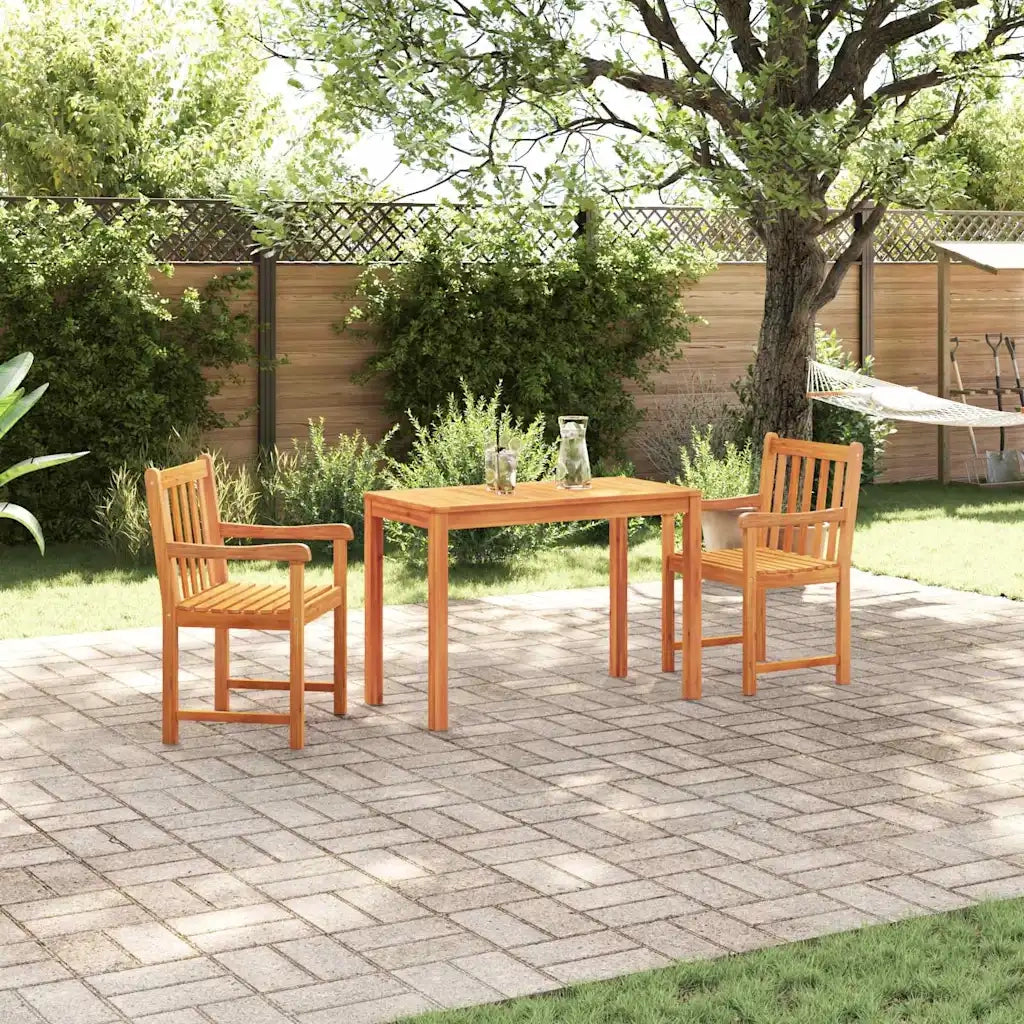 Set da Pranzo per Giardino 3 pcs Marrone 3375636