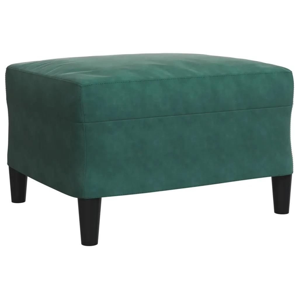 Set di Divani 3 pz con Cuscini Verde scuro in Velluto 3278403