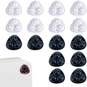 Set di 16 ruote per mobili e elettrodomestici - Ruote a sfera con rotazione 360° - Adesivo e resistente - Ruote mini per secchio e piccoli mobili