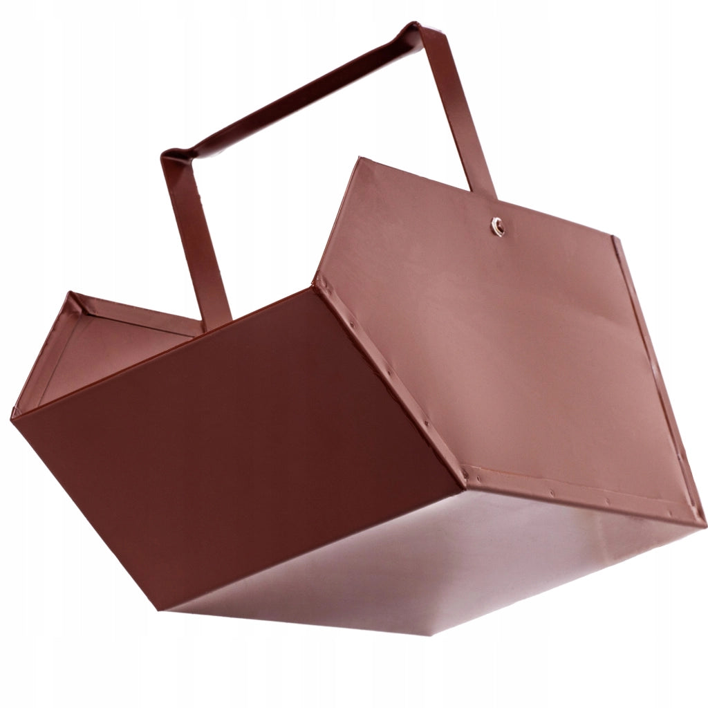 Bruciatore a carbone KADAX per carbone, legna, cenere, bricchette, marrone, grande, 42 x 32 cm