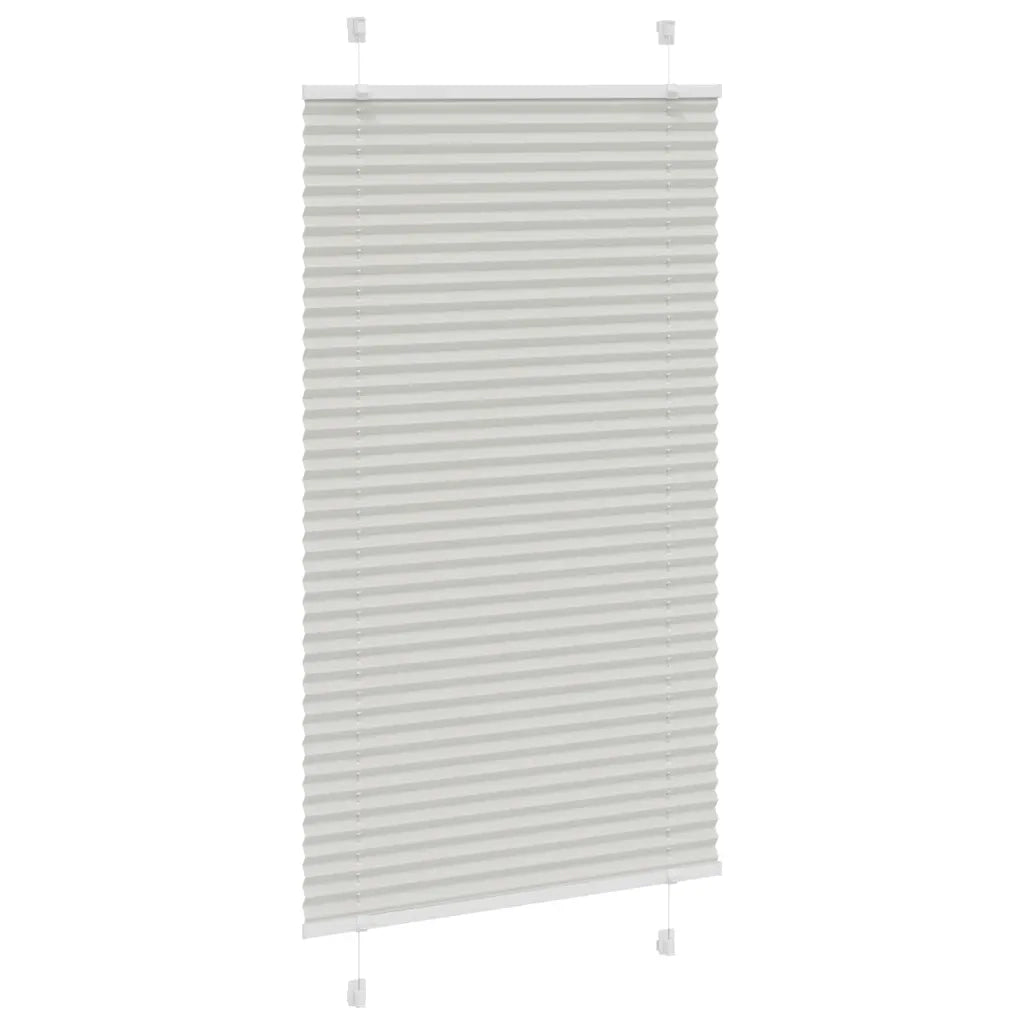 Tenda Plissettata | Tenda pliss¨¨ Grigio Chiaro 70x100 cm Larghezza Tessuto