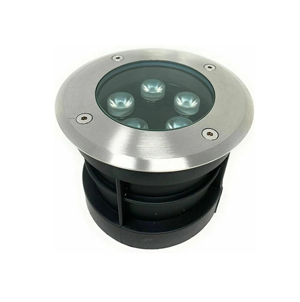Faretto LED Calpestabile da Esterno 5W IP67 – Incasso a Terra con Controcassa – Luce Calda, Naturale o Fredda Colore della luce: Luce fredda