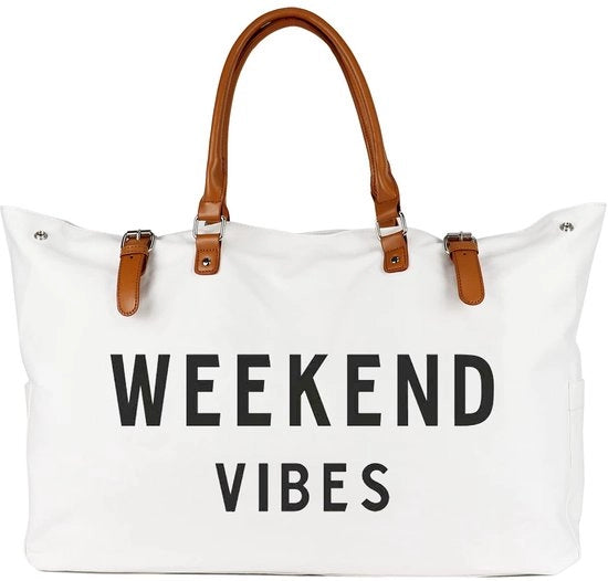 Borsa da spiaggia acqua resistente per donne, bianco/opulent garden, dimensioni extra grandi