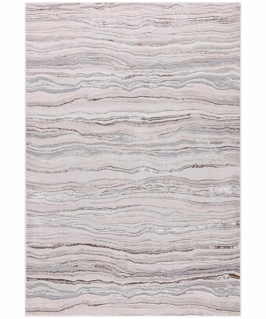 Tappeto NEVADA 9253 beige cm.140x200 colori naturali design moderno effetto roccia