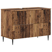 Armadio per Lavabo da Bagno ZWOLLE Legno antico 896363