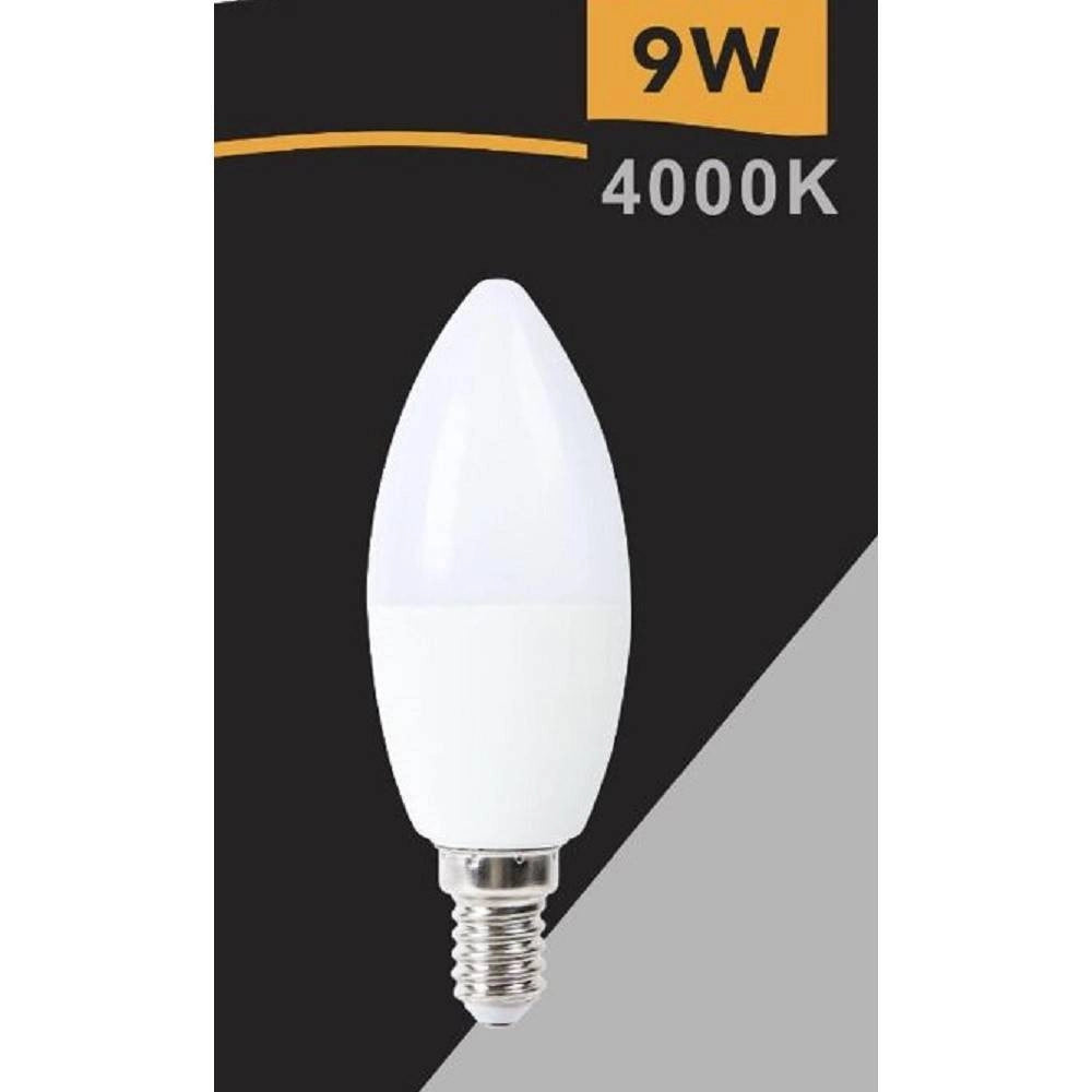 Trade Shop - Lampadina Led E14 9w Candela Smd E14 820 Lumen Luce Calda Naturale Fredda C36-9w -