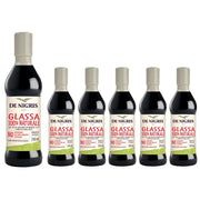 De nigris glassa naturale di aceto balsamico di modena igp e mosto d'uva 6 pezzi