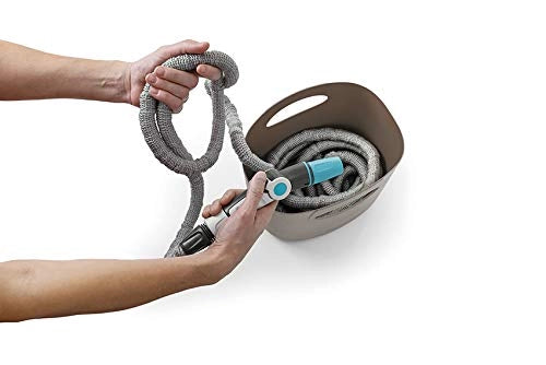TUBO ESTENSIBILE PER GIARDINO IN KIT 'AQUAPOP 15' col. tortora  - GF