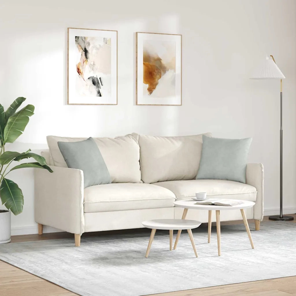 Cuscini da Divano 2 pcs Grigio chiaro 45 x 45 cm 42013928
