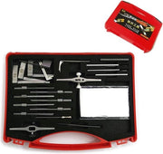 Kit di attrezzi per scassinatore a forma di foglio di alluminio - Set di strumenti per scassinatore professionale per scassinatore professionista