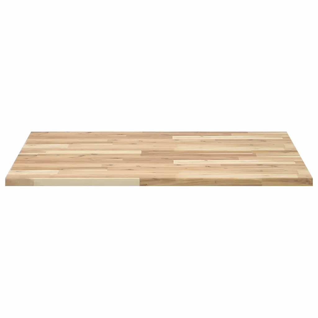 Piano Tavolo Quadrato 80x80x2 cm in Legno Massello di Acacia 4008710