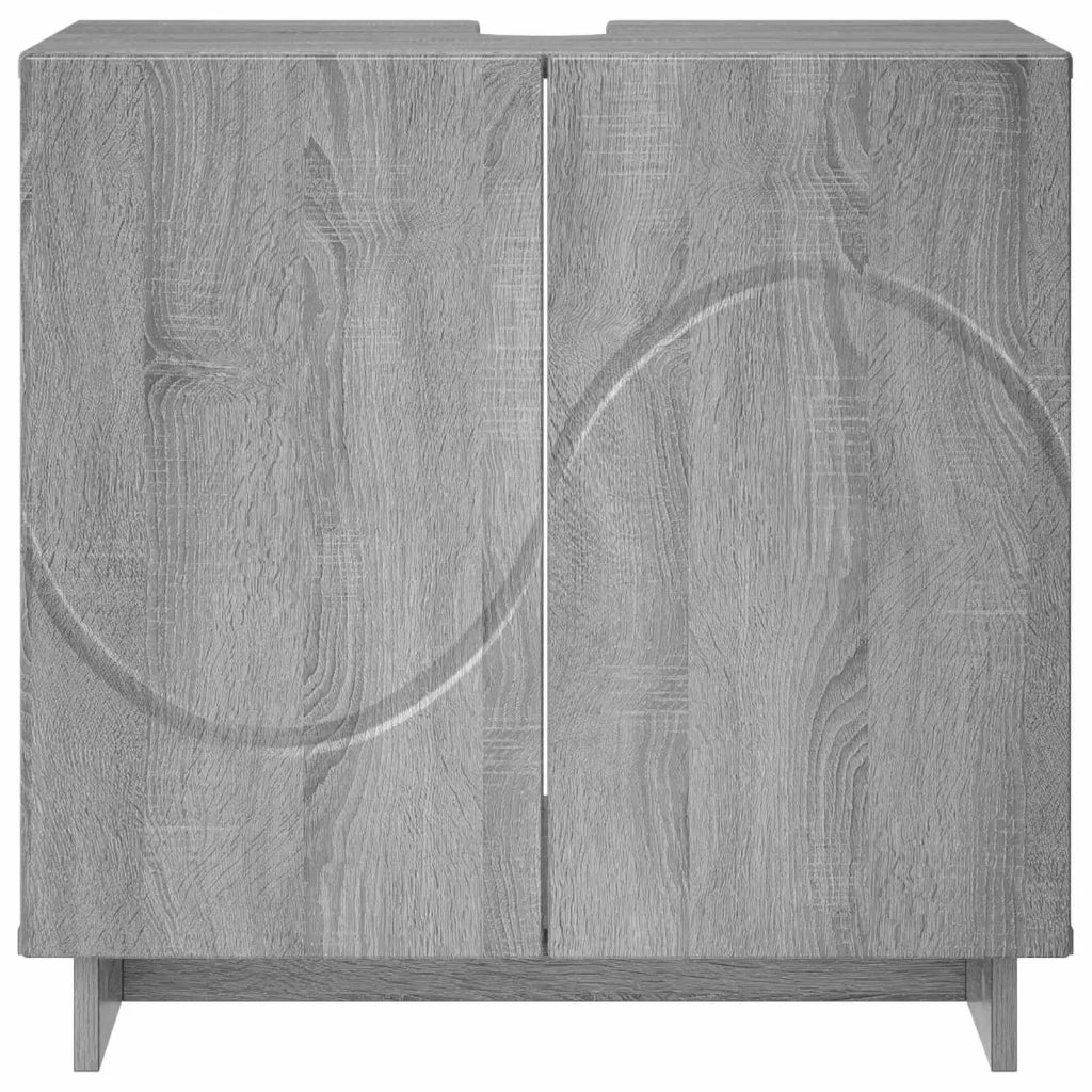 Mobile da bagno Sonoma grigio 60 x 41 x 58 cm 8011618