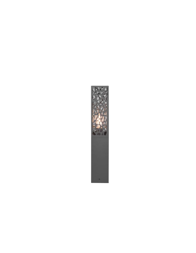 Paletto Da Esterno Cooper Antracite IP44 Trio H60 cm Lighting