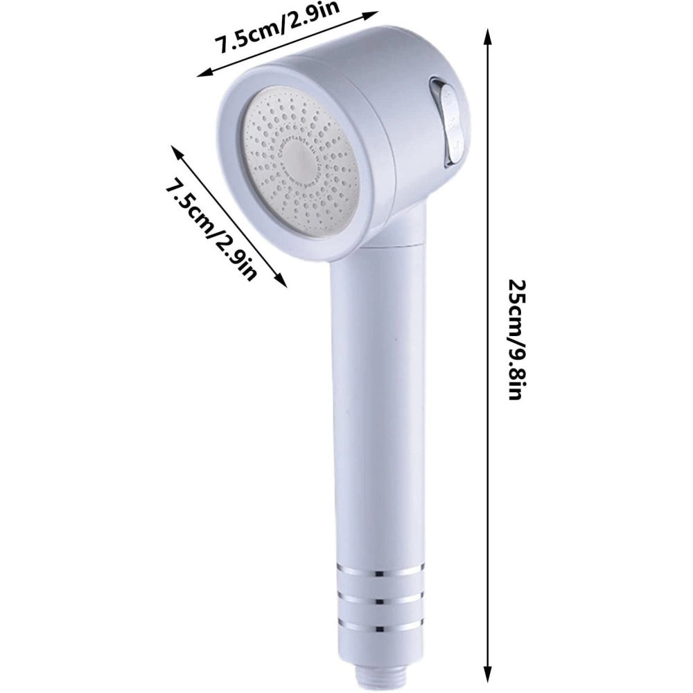 Trade Shop - Soffione Doccia Con Spazzola Palamare Massaggiante Doccetta Potente Multigetto -