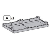 R (AX2) X ARMADIO TERRY ARDESIA 2 ANTE CM 68X39XH172 CAB2680- 1,0 pz