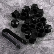 Copertura per Pneumatici 20 Unità - 21 mm - Antisfrega - Nylon PA66 - Nero - Adatto per Autocicli