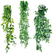 Coltivazioni di imitazione di piante - set di 3 - verde - ecocompatibile