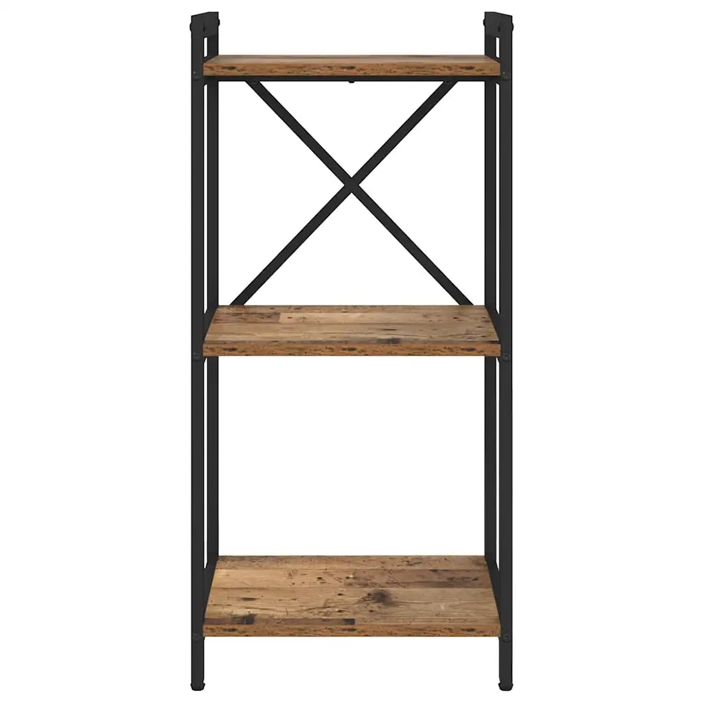 vidaXL Libreria Legno vecchio 40 x 30 x 83 cm Legno multistrato