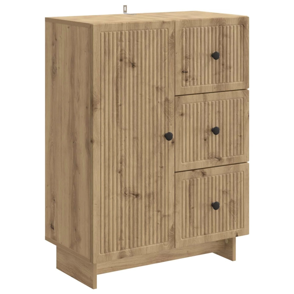 Credenza con cassetto Rovere Artigianale 66 x 34,5 x 90 cm 893944