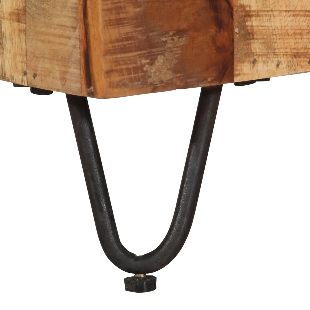 Mobile Porta TV 110x30x40 cm in Legno Massello di Mango 337843