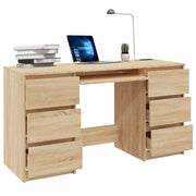 Scrivania Rovere Sonoma 140x50x77 cm in Legno Multistratocod mxl 81687