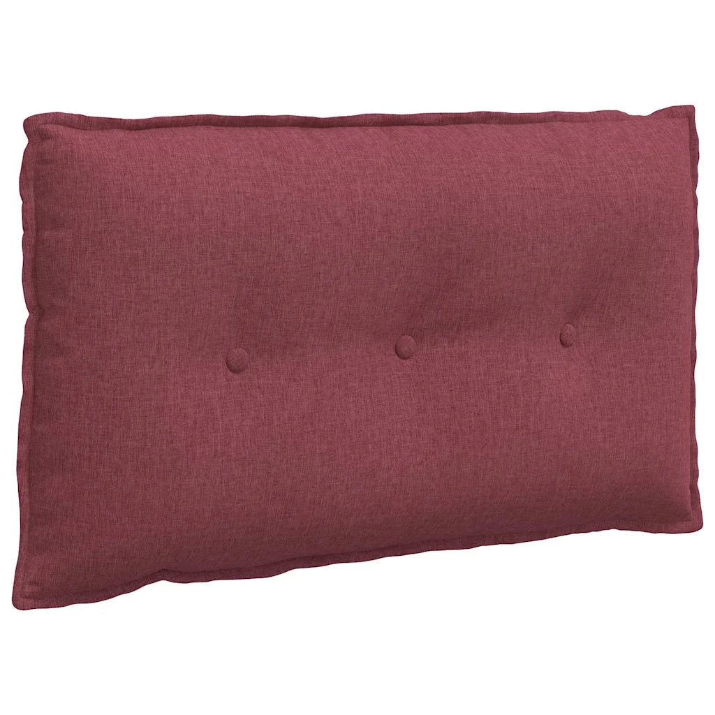 Cuscino per Schiena | Cuscino dorsale Rosso Vino 80 x 19 x 50 cm Tessuto