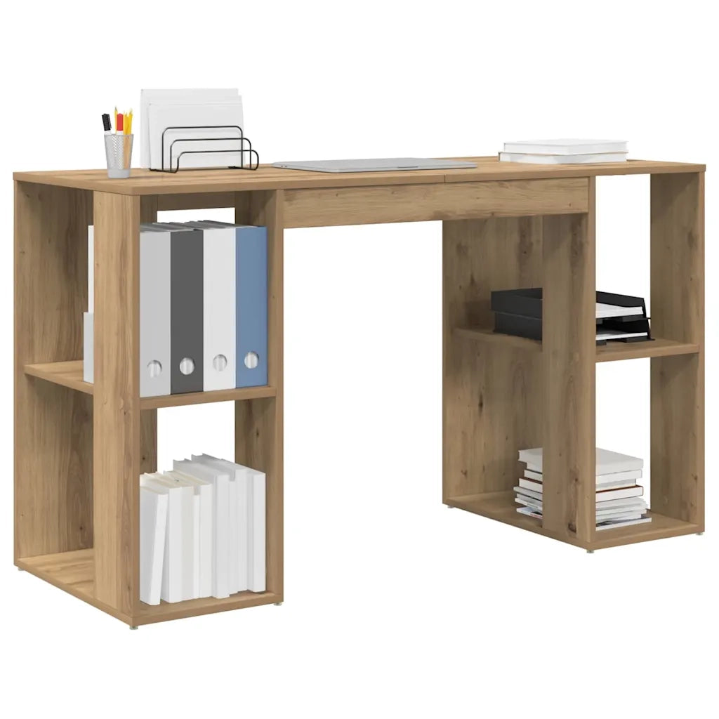 Scrivania con lo scaffale Rovere artigianale 130 x 50.5 x 75 cm 869505