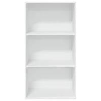 Libreria Bianca 60x30x114 cm in Legno Multistrato 857899